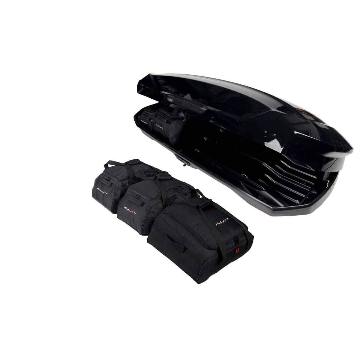 KJUST Dachboxen Taschen Set fuer Dachbox THULE MOTION 3 XXL 5er-Set - 13169