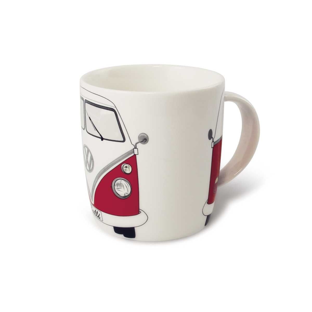 VW Collection VW T1 Bulli Bus Kaffeetasse rot-weiss - BUTA01