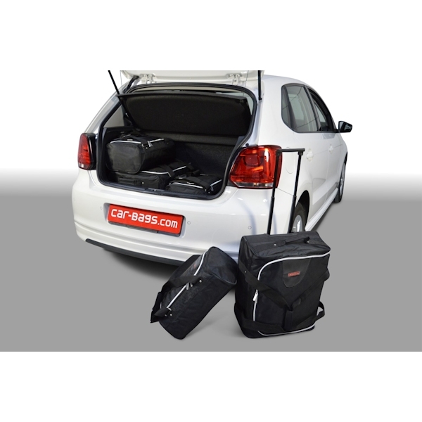 Car Bags V12401S VW Polo V -6R - 6C- Bj- 09-17 Ladeboden Position unten - Reisetaschen Set -L- Auf Ihr Auto massgeschneidert- Das Original