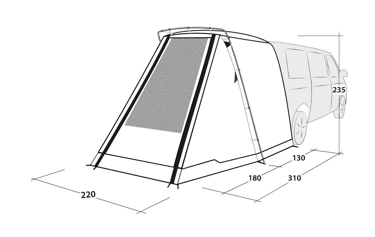 Outwell Busvorzelt Sandcrest L - 111404