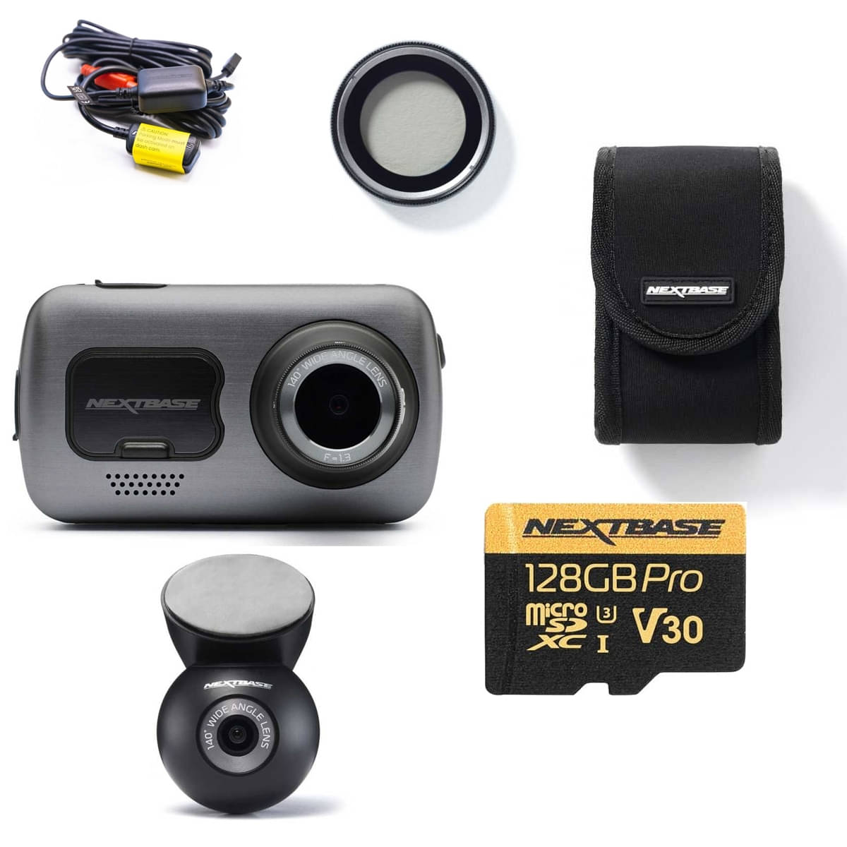 NEXTBASE Serie 2 622GW DashCam und Heckscheibenkamera Komplett-Set 2.0