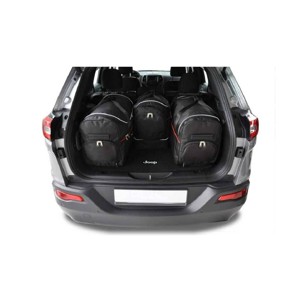 KJUST Kofferraum Taschen Set fuer JEEP CHEROKEE ab Bj. 2014 4er-Set - 7021001