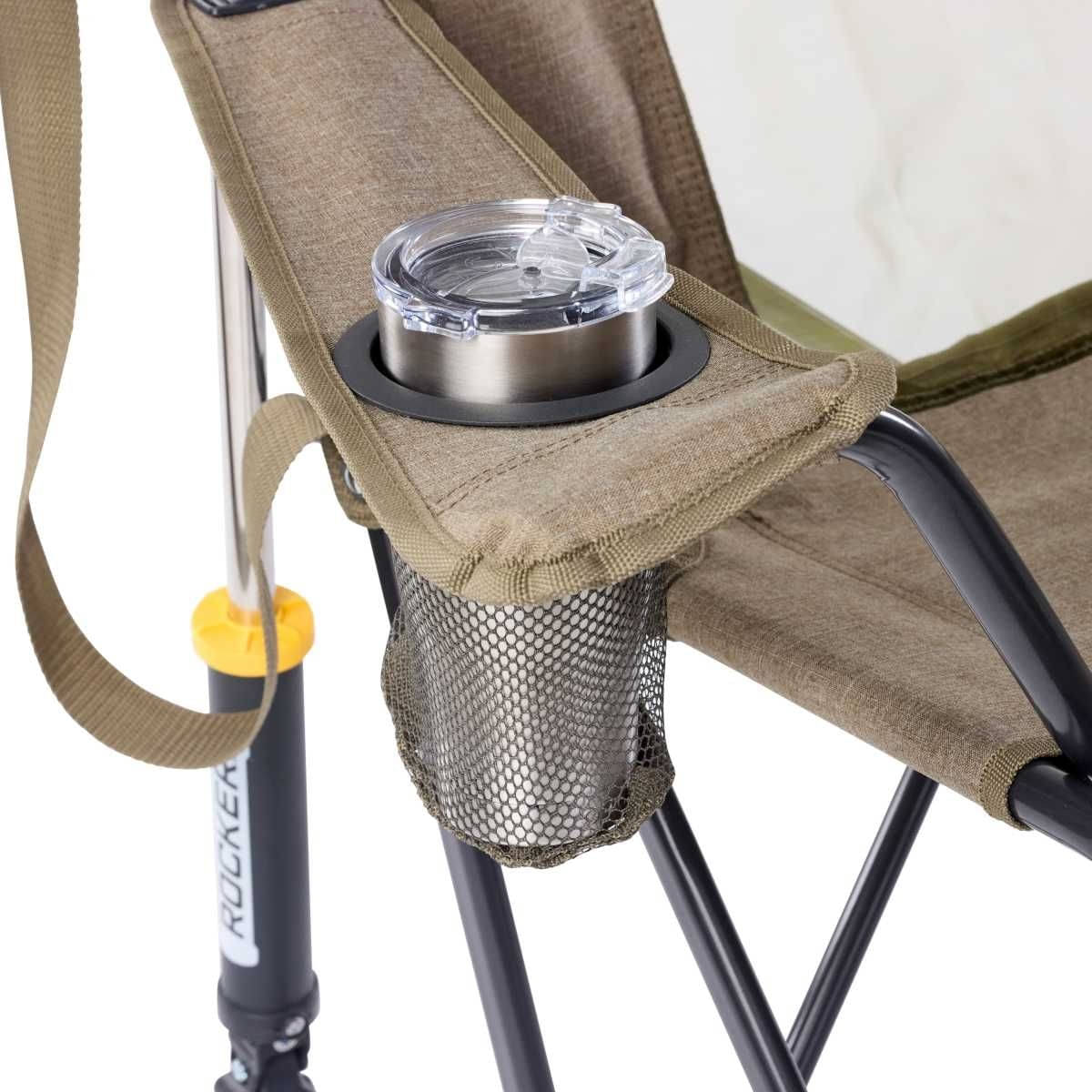 GCI faltbarer Schaukelstuhl Comfort Pro Rocker XL Heathered Aged Fatigue - 520340