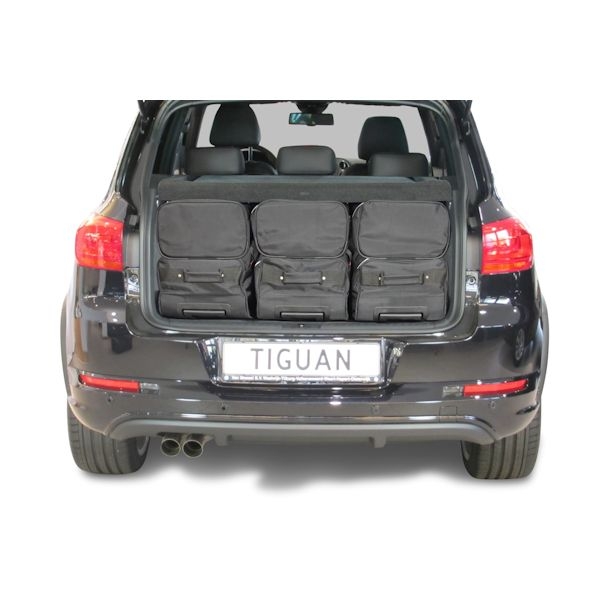 Car Bags V12801S VW Tiguan SUV Bj- 07-15 hoher Ladeboden - Reisetaschen Set- Auf Ihr Auto massgeschneidert- Das Original