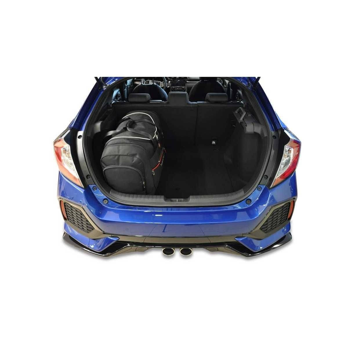 KJUST Kofferraum Taschen Set fuer HONDA CIVIC Schraegheck Bj. 2017-2021 4er-Set - 7016021