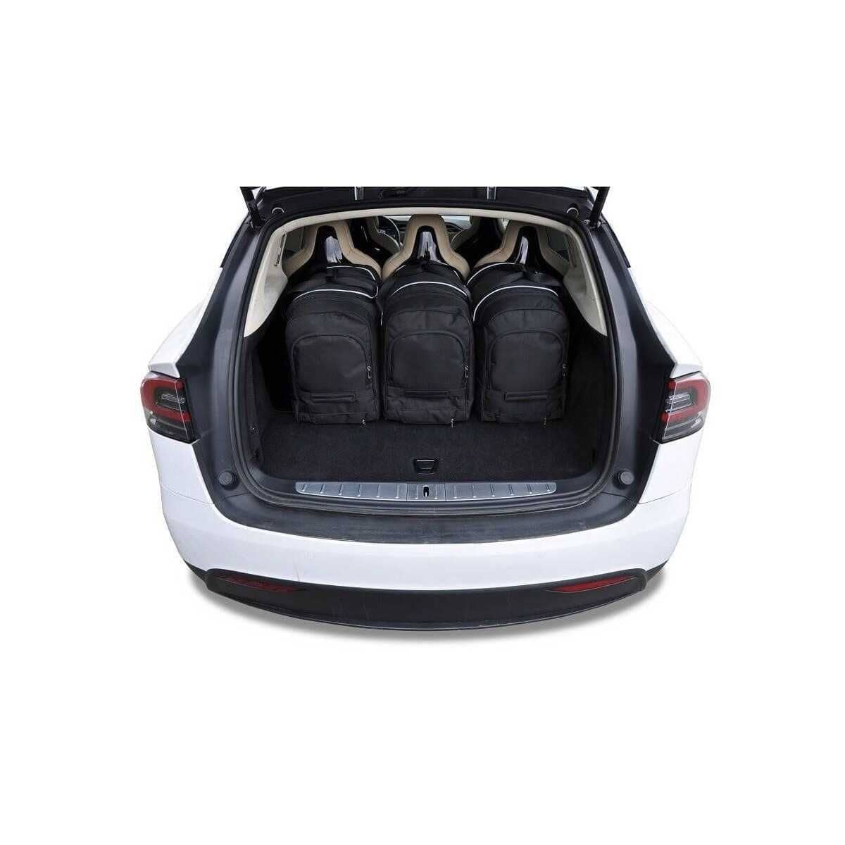 KJUST Kofferraum Taschen Set fuer TESLA MODEL X ab Bj. 2016 7er-Set - 7050003