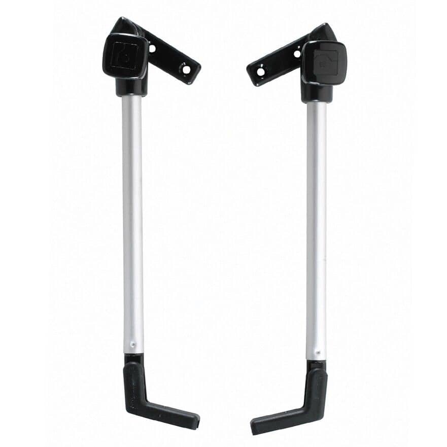 POLYPLASTIC Fensteraussteller Polyfix- stufenlos ohne Verschlussriegel- Laenge 200 mm- 2er-Set - 208-049-1