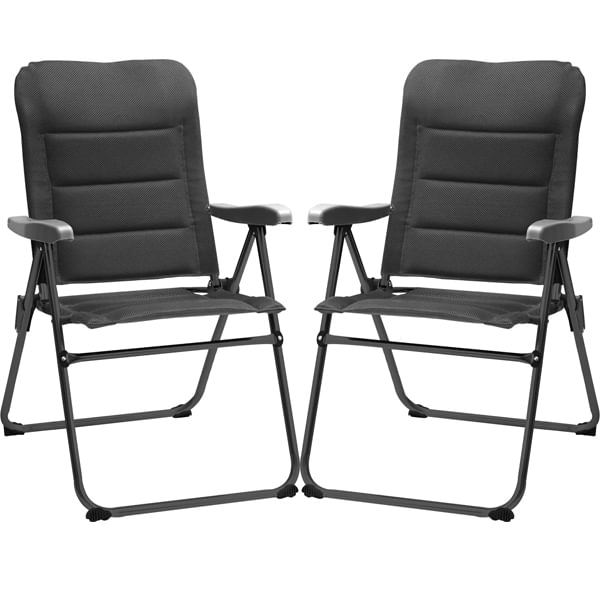 BRUNNER Campingstuhl SKYE 3D COMPACT Schwarz 2er-Set - 0404088N.C09