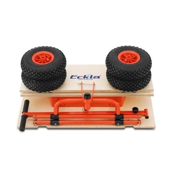 ECKLA Bollerwagen EcklaTrak Fun Long 100 cm mit Hinterachslenkung und Luftreifen 77820