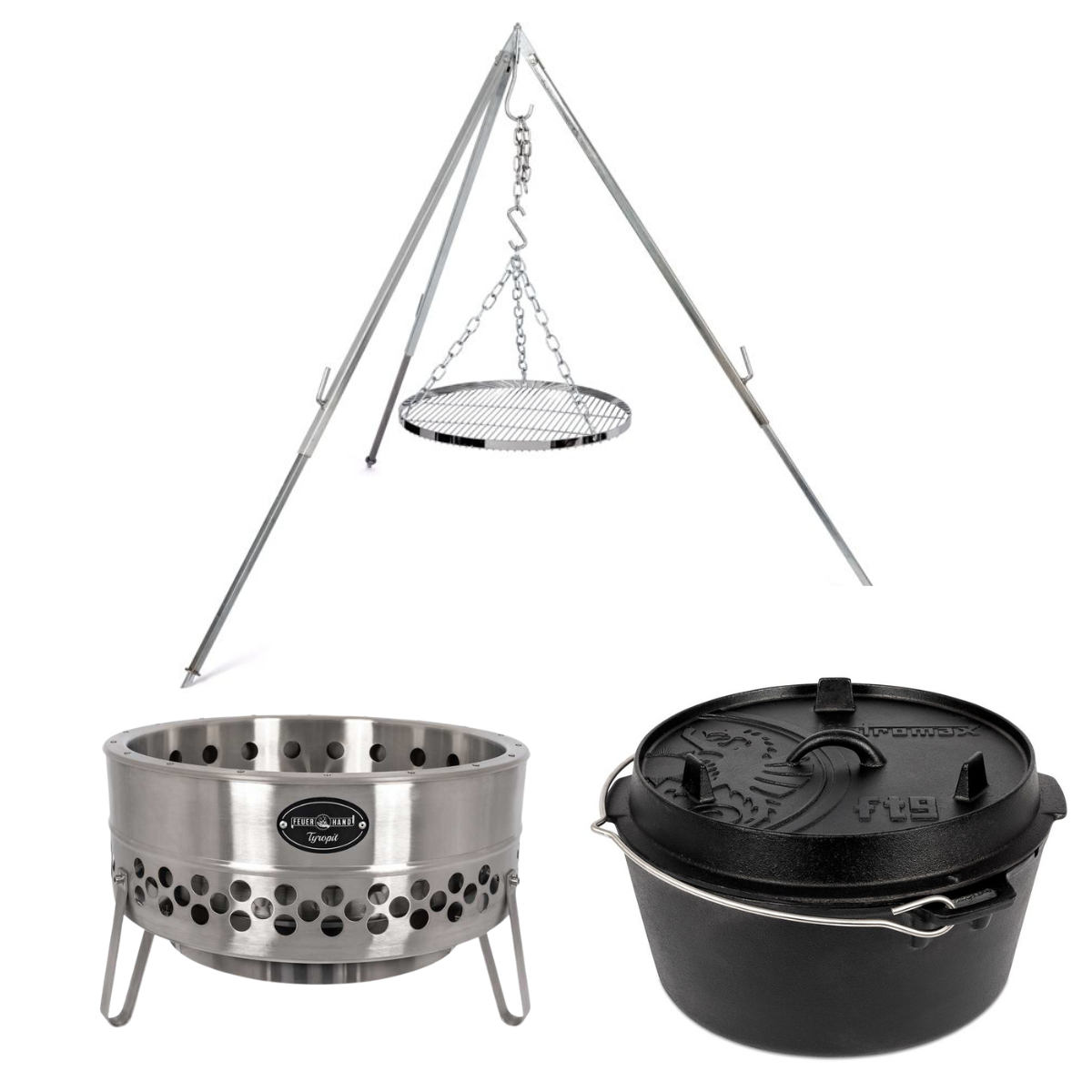 PETROMAX Tyropit Lagerfeuer Komplett - Set 2.0 PETROMAX Tyropit Lagerfeuer Komplett - Set 2.0 d1 h-grate50 tyropit ft9-t