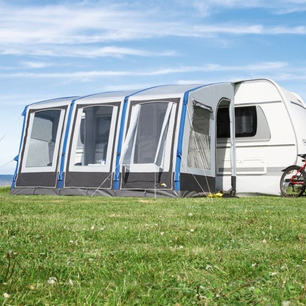 DWT aufblasbares Reisemobil-Vorzelt SPACE AIR HQ 375 x 280 cm Anbauhoehe 265-280 cm - 1710490-23