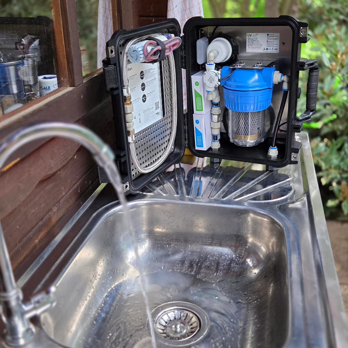 WM AQUATEC Wasser-Aufbereitungs-Koffer UV-aid- FLOW - UV-8-CASE-FLOW