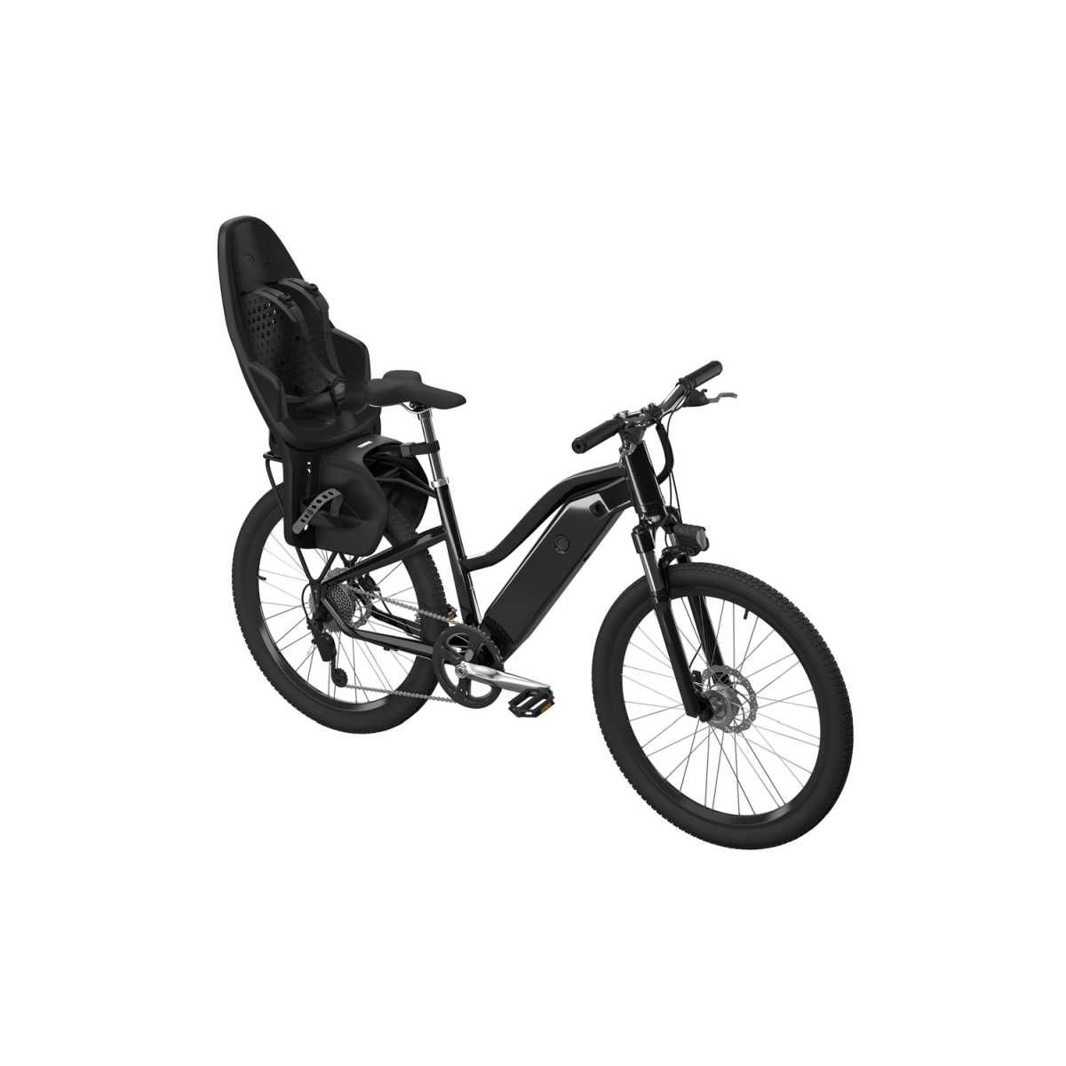 THULE Yepp 2 Maxi MIK HD Fahrradkindersitz Gepaecktraeger Black - 12021401