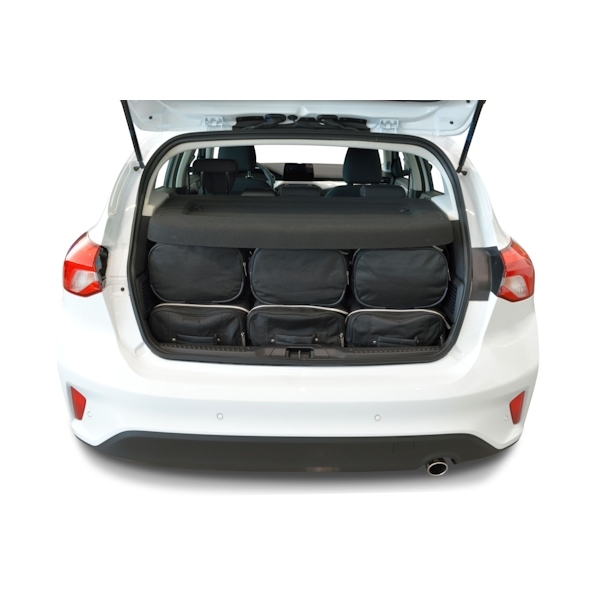 Car Bags F11401S Ford Focus 5-T- Bj- 18- m- verstellb- Ladeboden in unterer Pos- Reisetaschen Set- Auf Ihr Auto massgeschneidert- Das Original