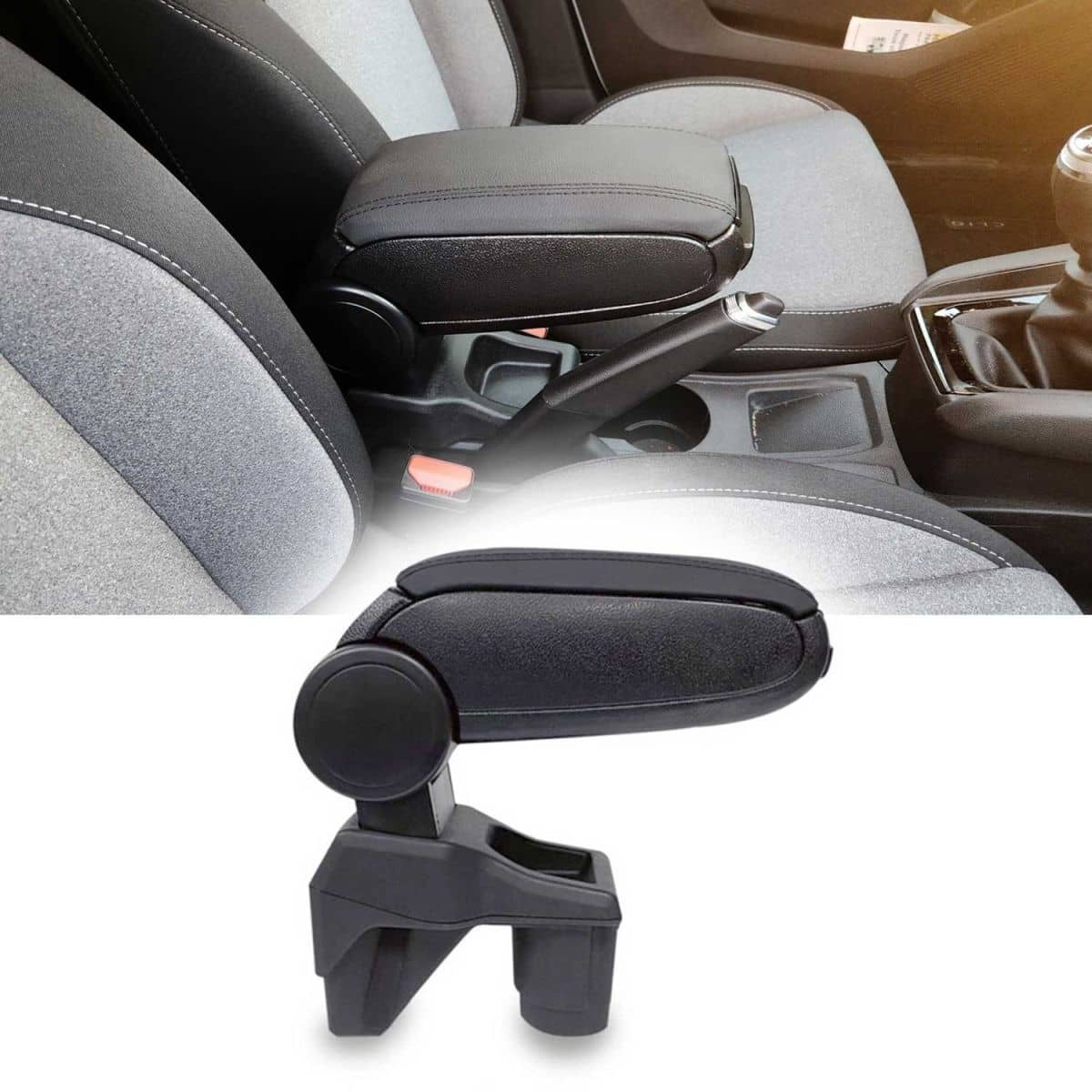 OMAC Mittelarmlehne Armlehne Renault Clio Bj. Ab Bj. 2019 PU-Leder ABS Schwarz OMAC Mittelarmlehne Armlehne Renault Clio Bj- Ab Bj. 2019 PU-Leder ABS Schwarz - 6150603