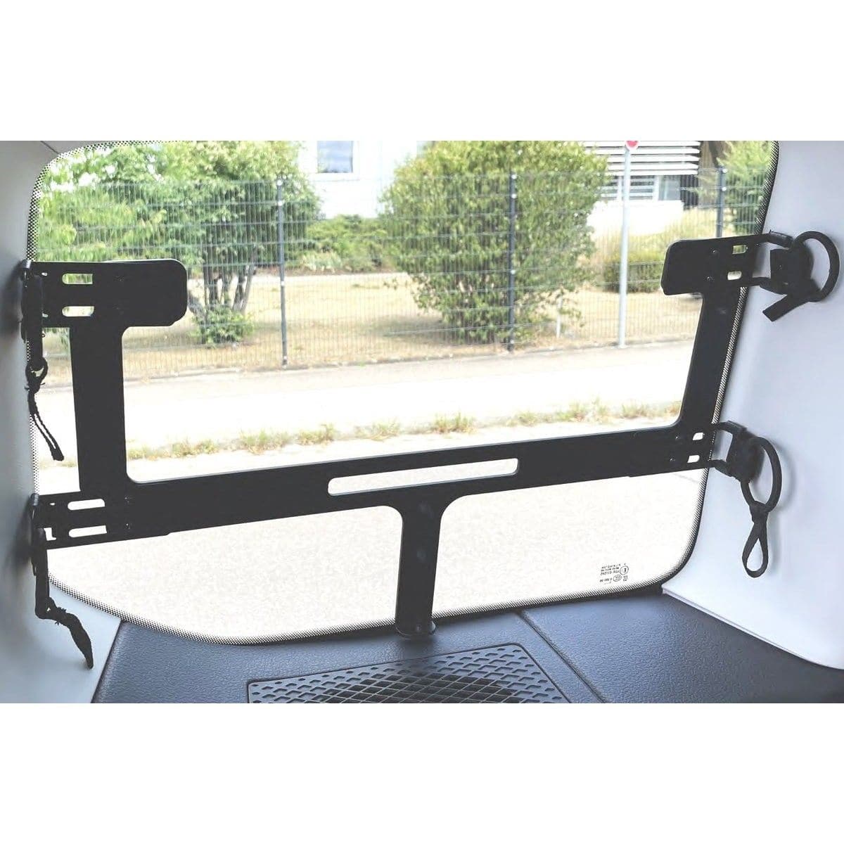 Fenstertaschen-Set FELLEISEN 1x Caddy-5-Tasche fuer VW Caddy 5 - Ford Tourneo Connect kurzer Radstand- Fahrerseite- Hellgrau- ohne Thermomatte TST 0102 28