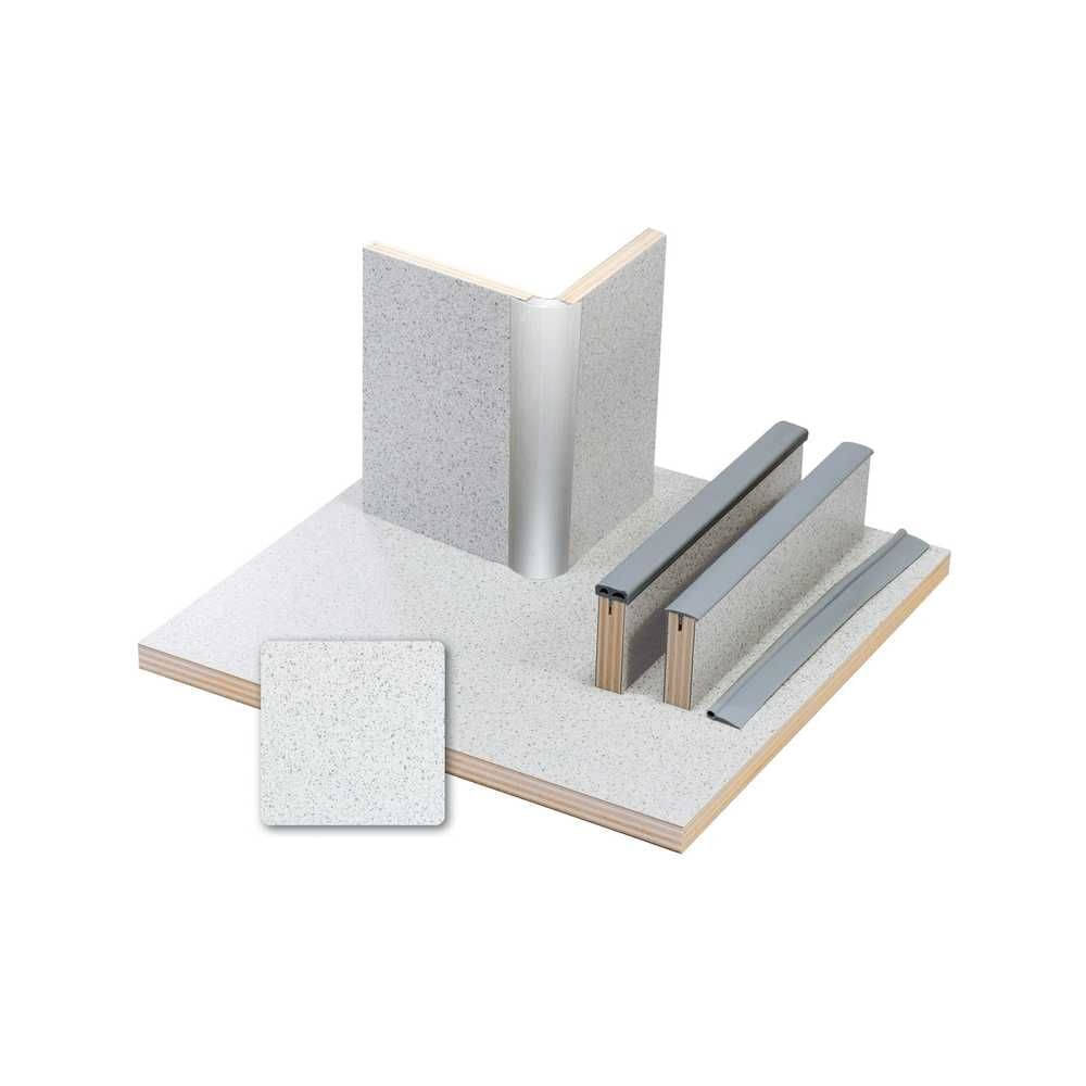 REIMO Moebelbauplatte Granitto- HPL-Schichtstoff 15 mm- 1-4 Platte 60 x 122 cm - 520071