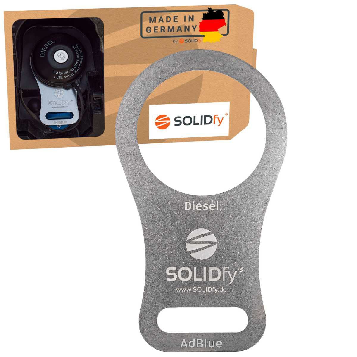 SOLIDFY AdBlue Verschluss Sicherung