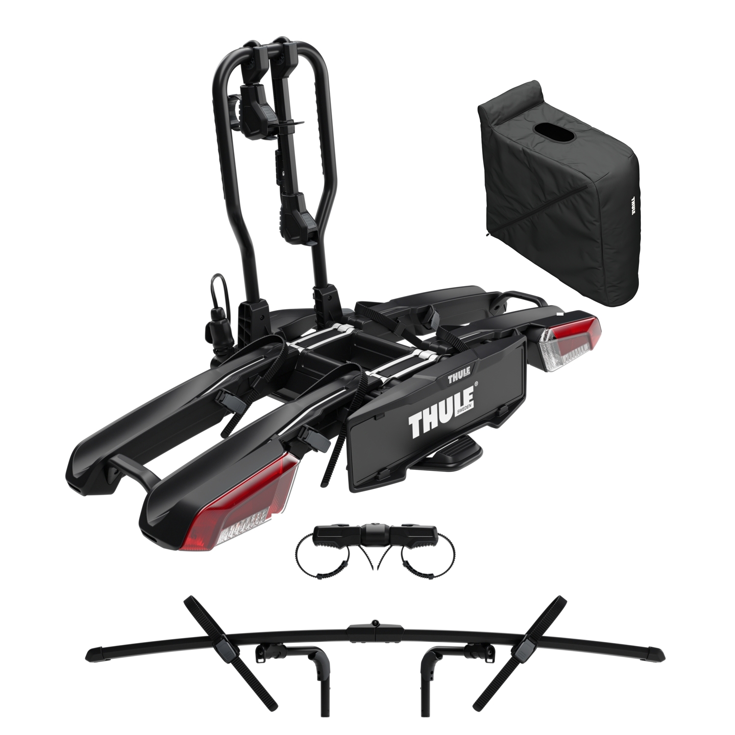 THULE 944 EasyFold 3 2B Fahrradtraeger 2-1 inkl. Erweiterung Tasche - Thule Artikelnummern- 9441 9447 9446