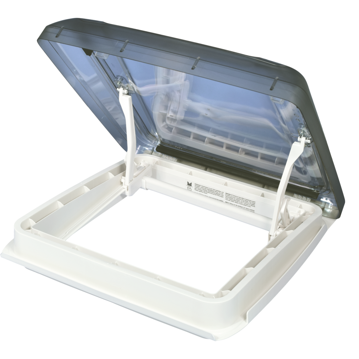 MPK Dachhaube VisionStar M Ausschnitt 40 x 40 cm 25-60 mm cremeweiss mit LED - 4903PLW
