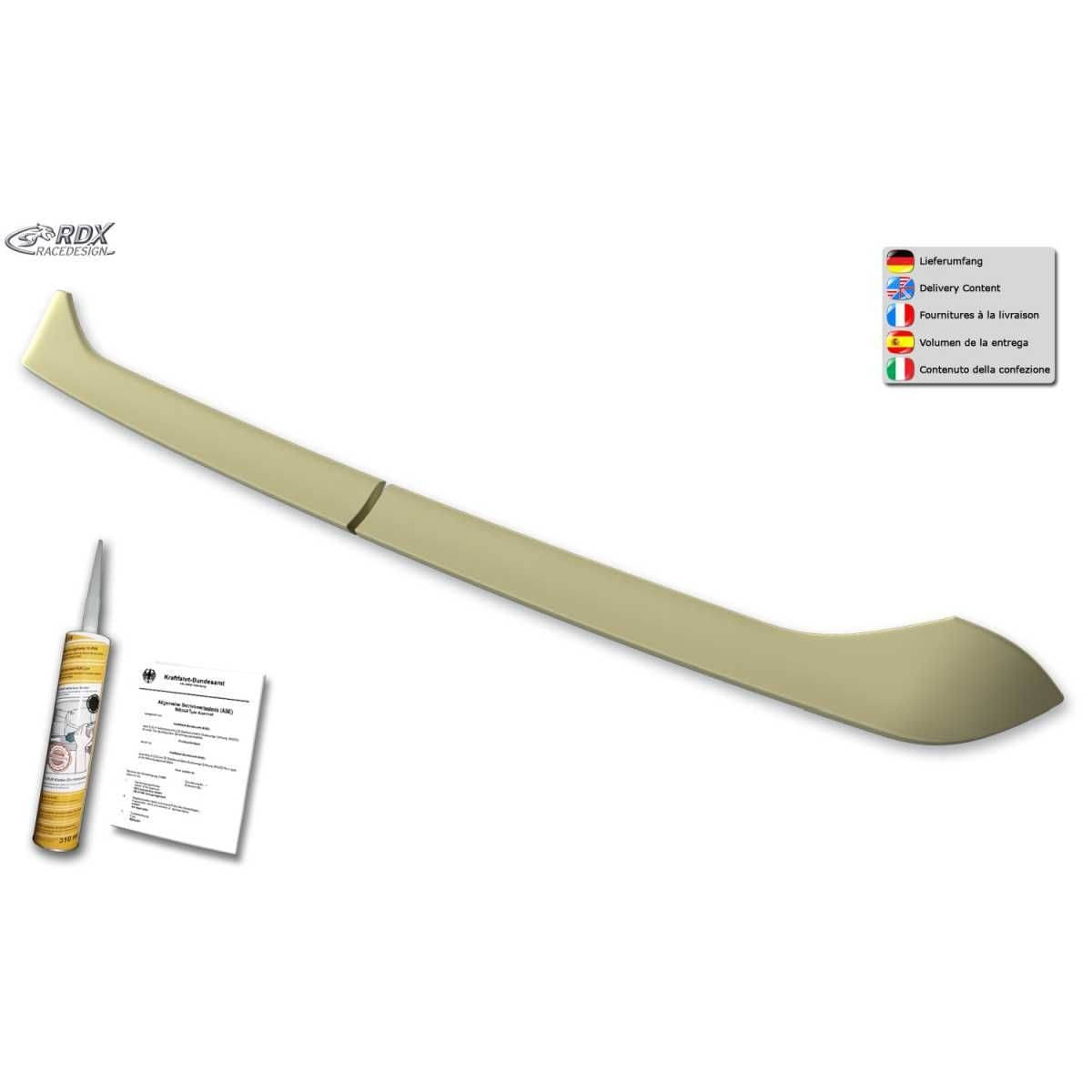 RDX Racedesign Dachspoiler fuer CITROEN Jumpy-Spacetourer - PEUGEOT Expert-Traveller mit Fluegeltueren ab Bj. 2016 - RDDS176