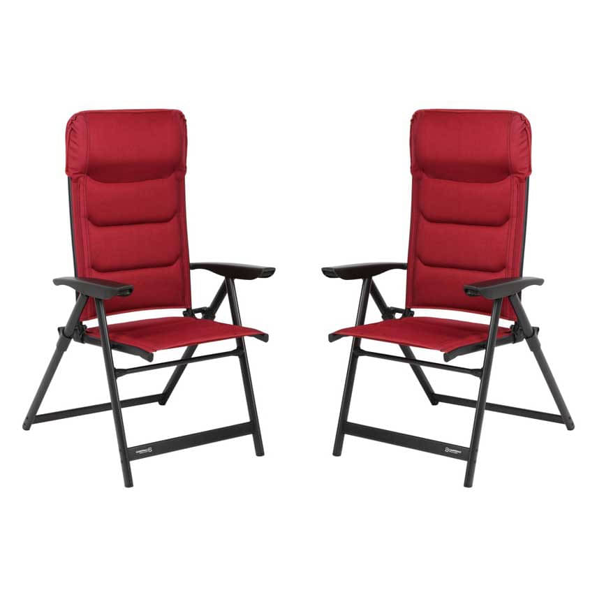 Set WESTFIELD Camperdice Evolution bordeaux 2 Stuehle