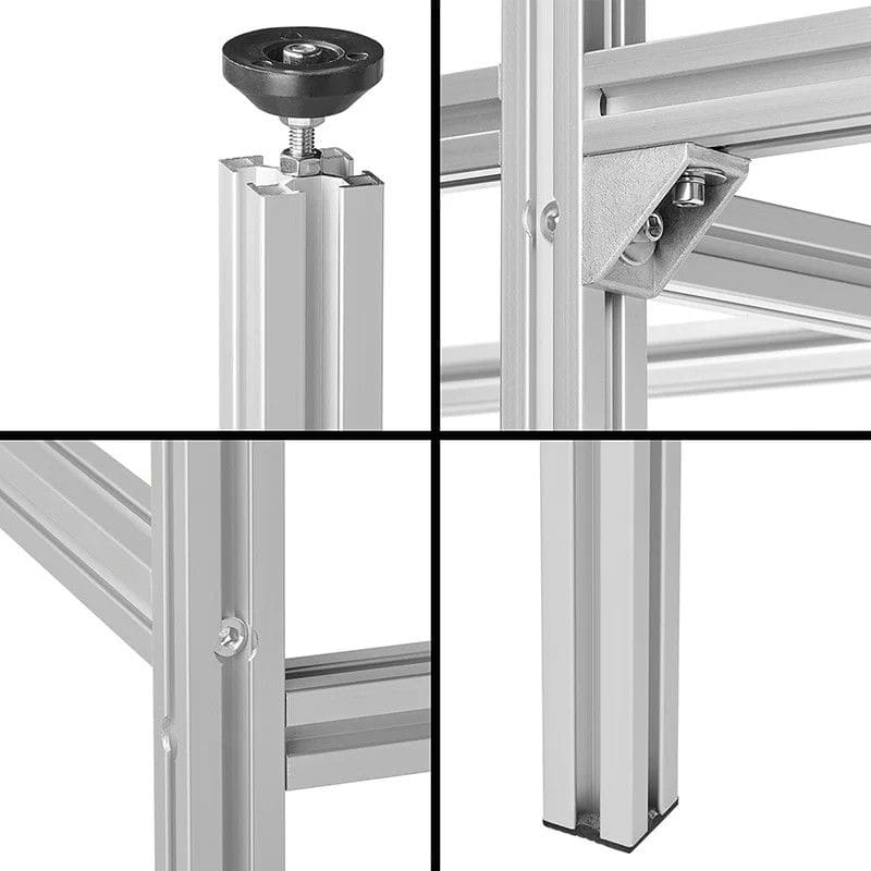 ProPlus Erweiterungspaket mit Stuetze und Traegern fuer Aufbewahrungssystem Wohnmobilgarage 230400AC01