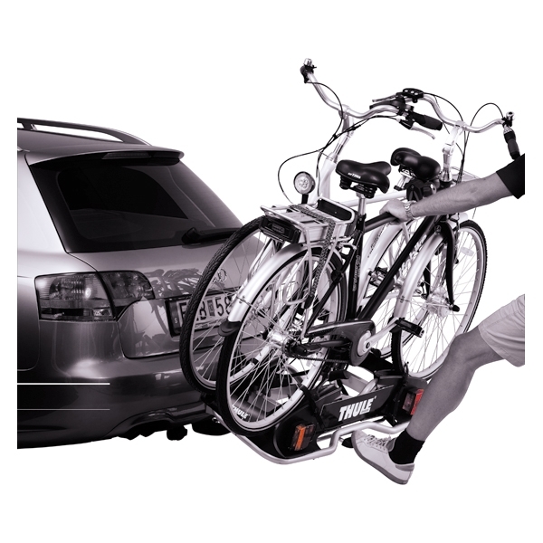 THULE 936 E-Bike Carrier Fahrradtraeger Kupplung 2er 936000 inklusive Auffahrschiene 9152