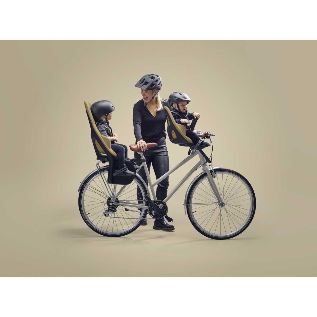 THULE Yepp 2 Maxi Fahrradkindersitz Gepaecktraeger Fennel Tan - 12021204