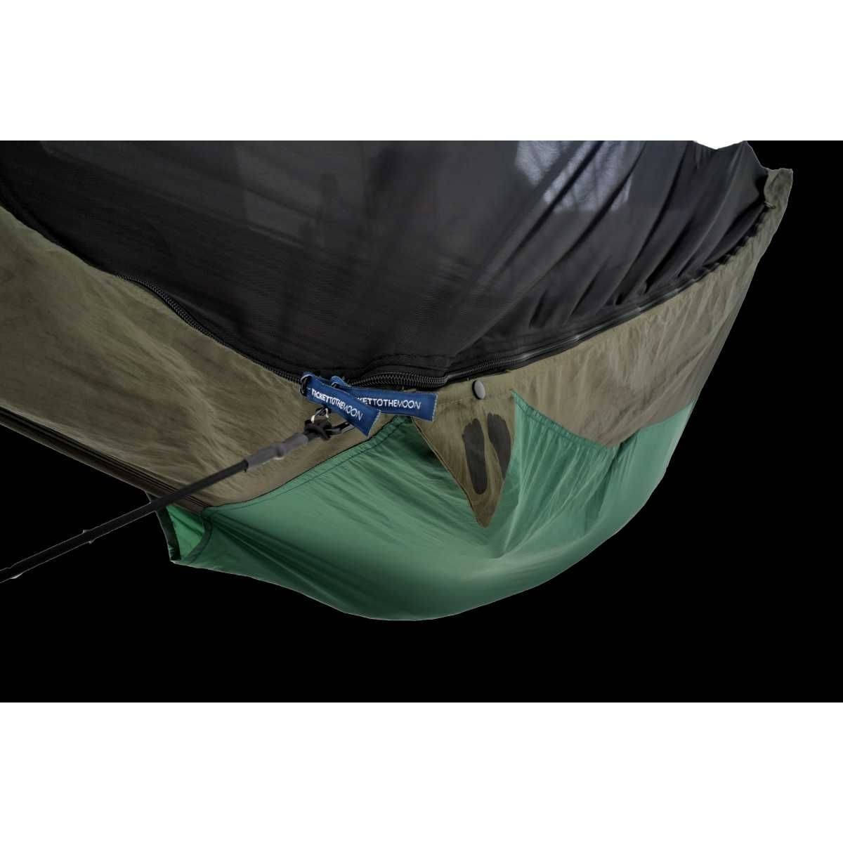 TICKET TO THE MOON ProMat Hammock Haengematte Army Green inkl. Lightest Straps - TMPROMAT24 TMLSTRAP