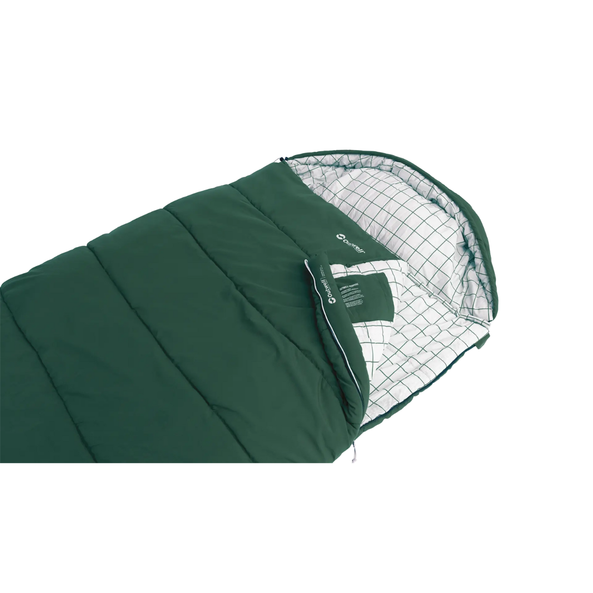 Outwell Camper Lux XL Green Deckenschlafsack- Zipper links- 235x105 cm - 230503