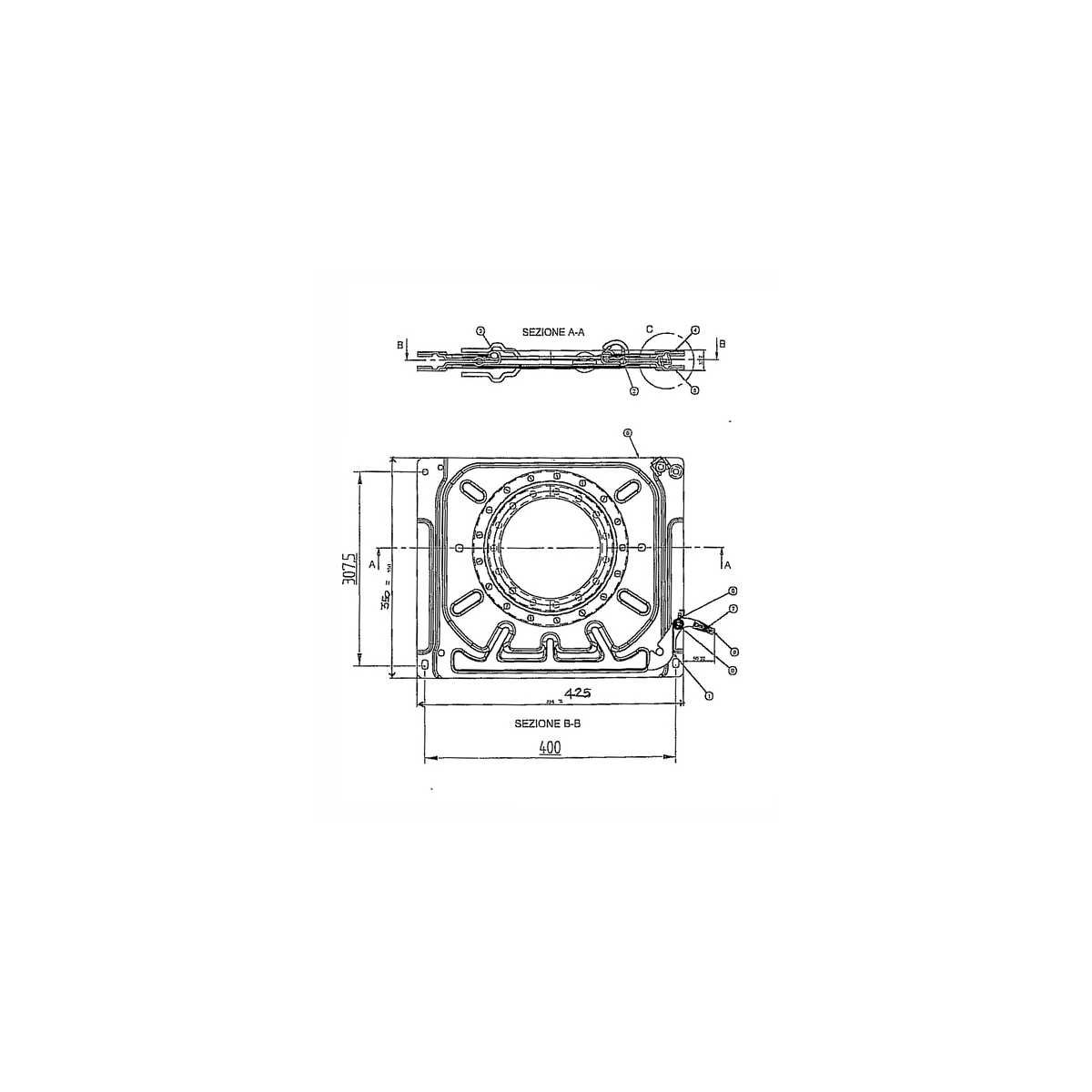 FASP Drehkonsole Fiat Ducato-Citroen Jumper-Peugeot Boxer Bj- 2002-2006 Original-Beifahrersitz - 1305.3998DX