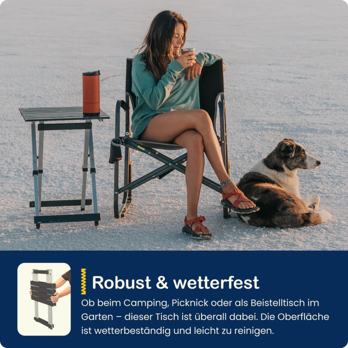 GCI Campingtisch Compact Camp Table 20™ 45-7 x 50-5 cm- Teal - 391266