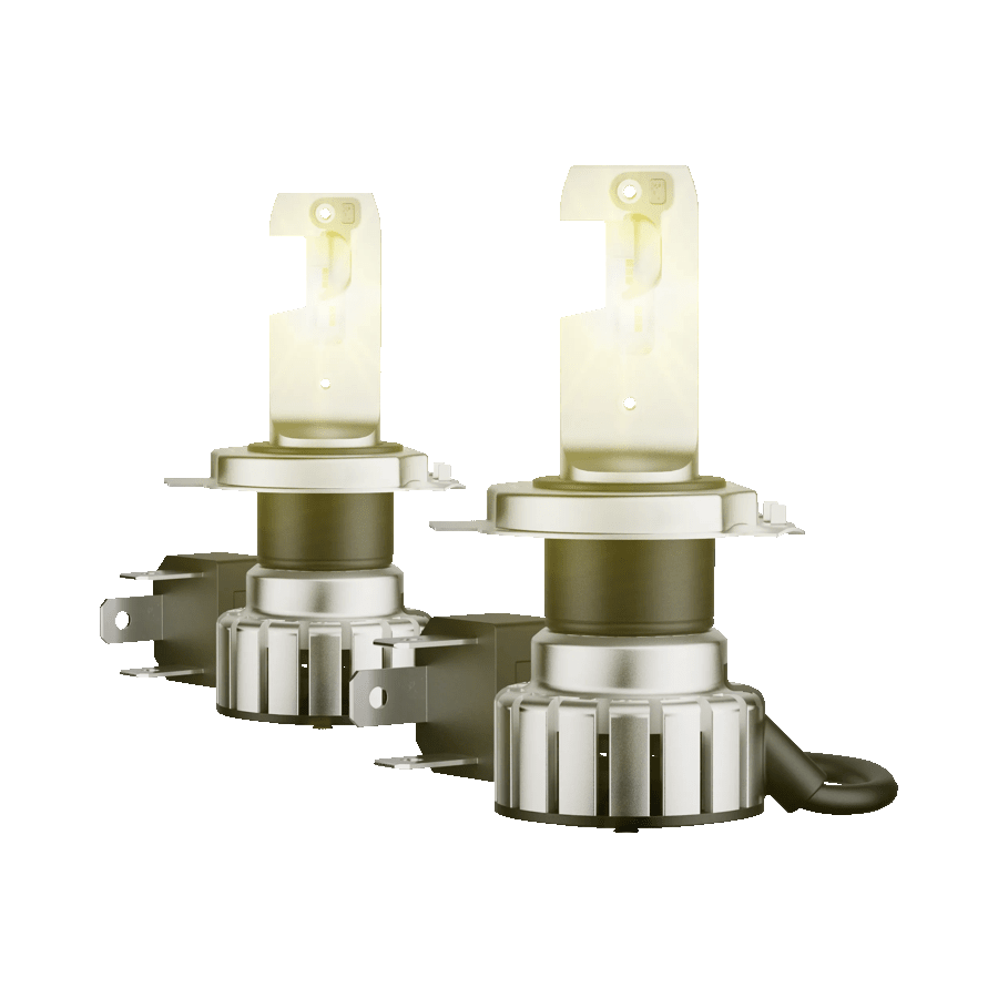 OSRAM NIGHT BREAKER® LED VINTAGE H4 - R2 Adapter Fern- und Abblendlichtlampe 2er-Set - 64193DWNBVNT-2MB