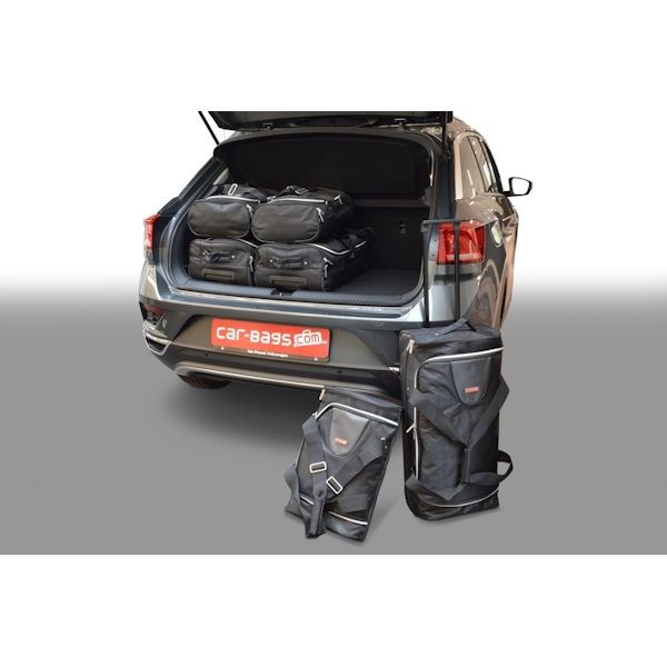 Car Bags V13501S VW T-Roc Bj- 17- hoher Ladeboden - Reisetaschen Set- Auf Ihr Auto massgeschneidert- Das Original