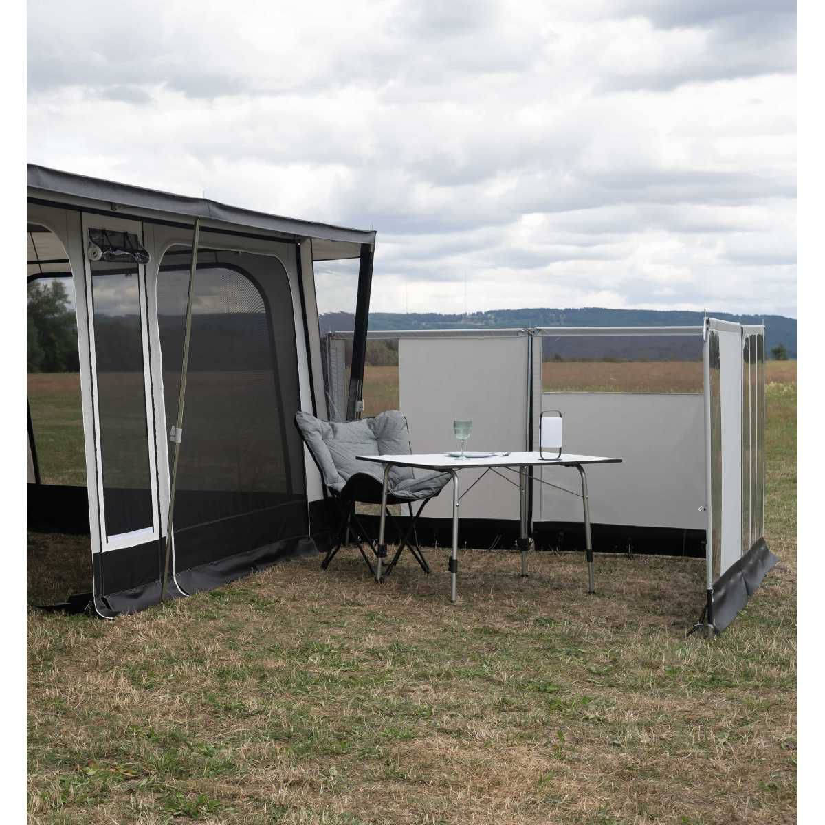 WIGO Sichtschutz ROLLI PROTECT Modul 2 -Ende links- Gr. 140 x 125 cm - 7118