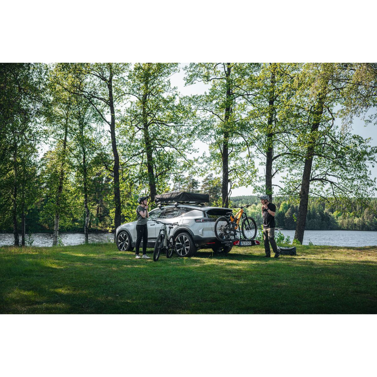 THULE VeloSpace 3 Fahrradträger 2 Fahrräder THULE 9032100 VeloSpace 3 Fahrradtraeger 2er