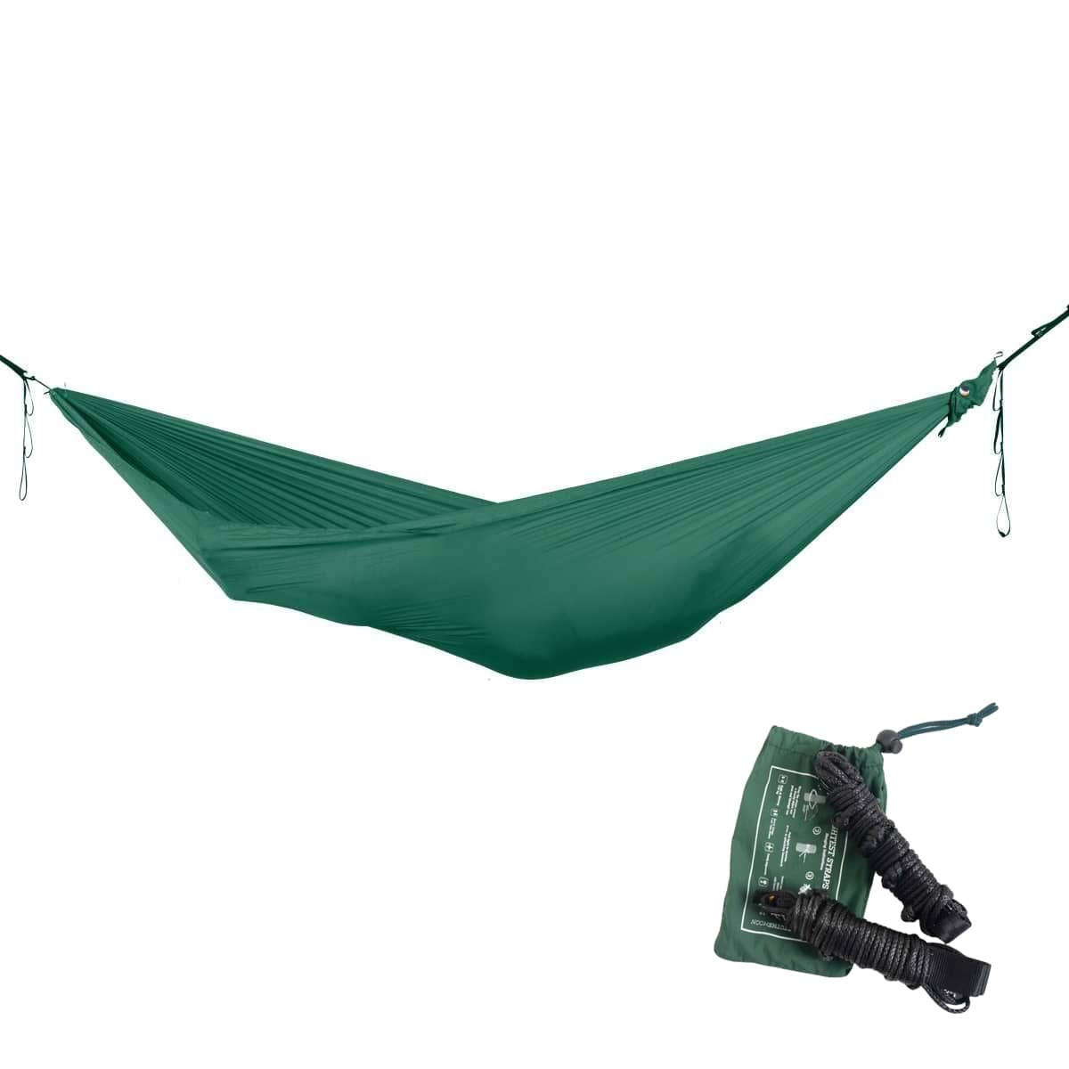 TICKET TO THE MOON Lightest Hammock Hängematte Forest Green inkl. Lightest Straps TICKET TO THE MOON Lightest Hammock Haengematte Forest Green inkl. Lightest Straps - TMLR51 TMLSTRAP