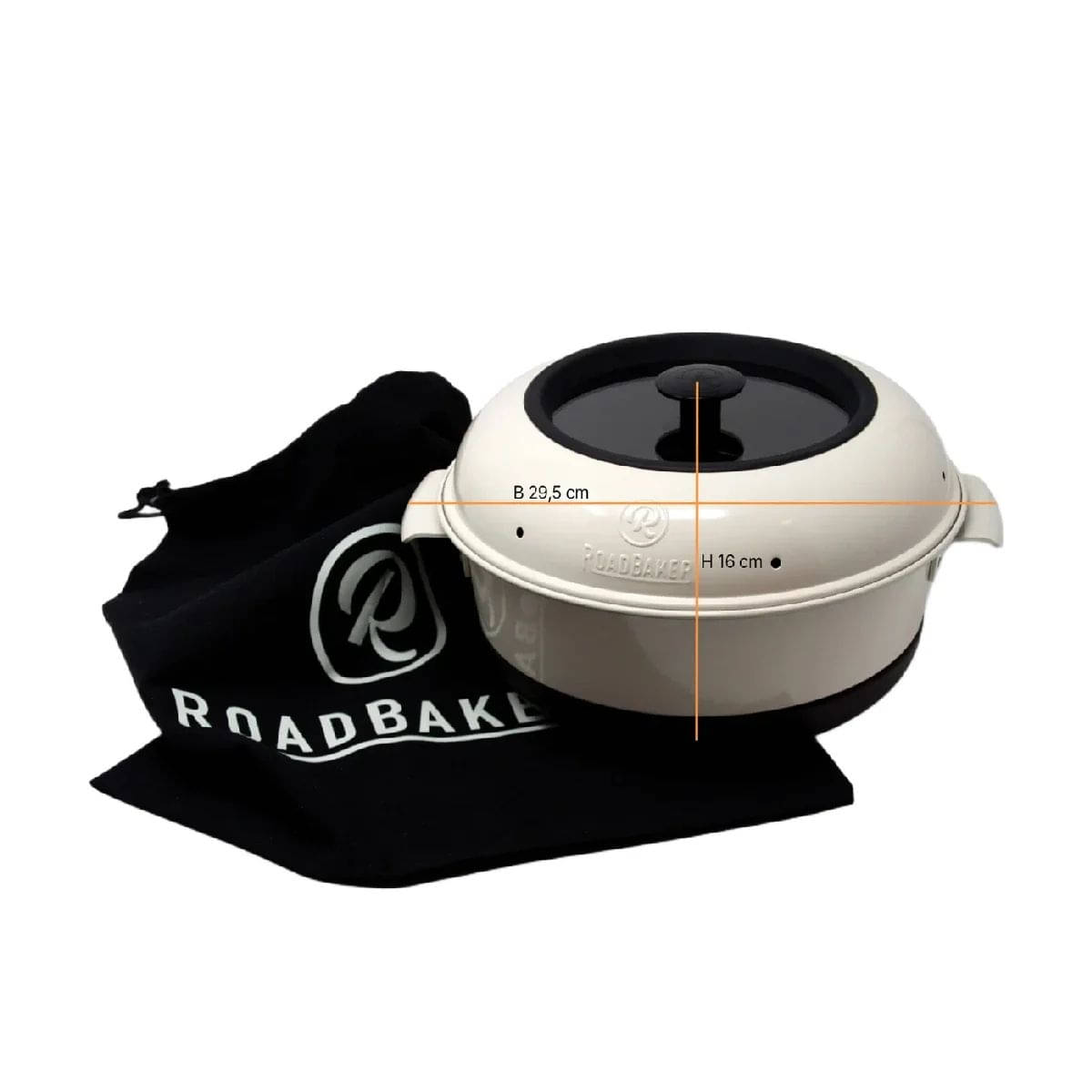 ROADBAKER - Mobiler Backofen mit Spezial Glasdeckel ROADBAKER - Mobiler Backofen mit Spezial Glasdeckel - 100086