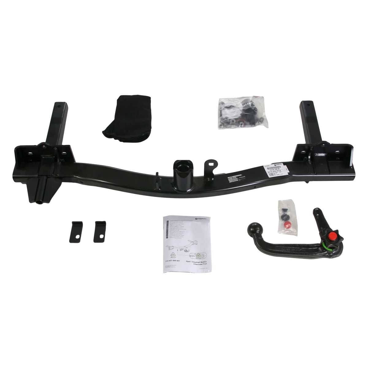 Westfalia Abnehmbare Anhaengerkupplung fuer Opel Mokka -BJ 06-2012-08-2016- - im Set mit 13-pol. fahrzeugspezifischem Elektrosatz - 314451900113