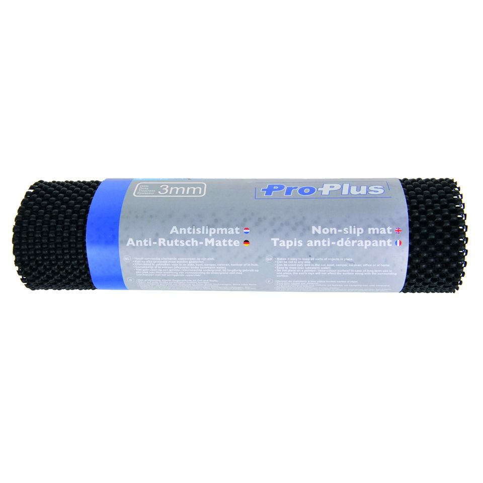 ProPlus Antirutschmatte 3 mm 150 x 30 cm Schwarz - 750578