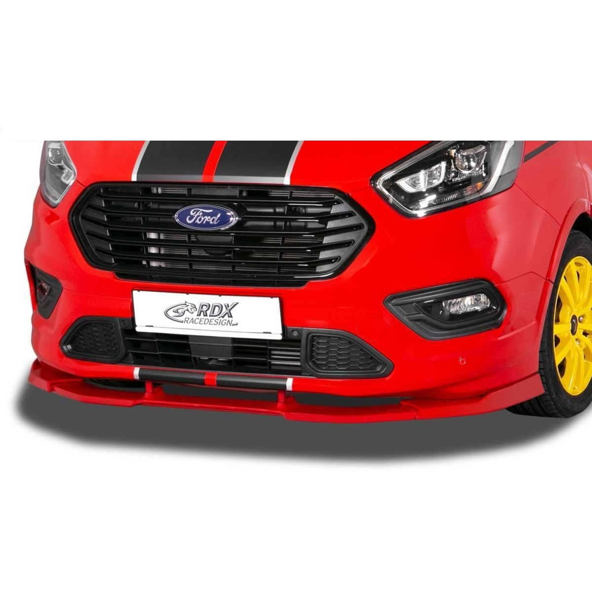 RDX Racedesign Frontspoiler Frontlippe VARIO-X fuer FORD Transit-Tourneo Custom ST-Line Bj. 2018-2023 - RDFAVX30892