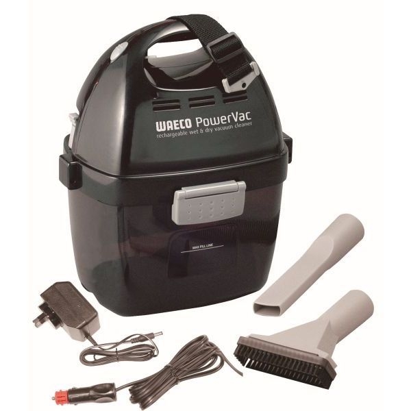 Staubsauger DOMETIC Power Vac 12 V Akku - Beutelloser Nass-Trocken-Staubsauger