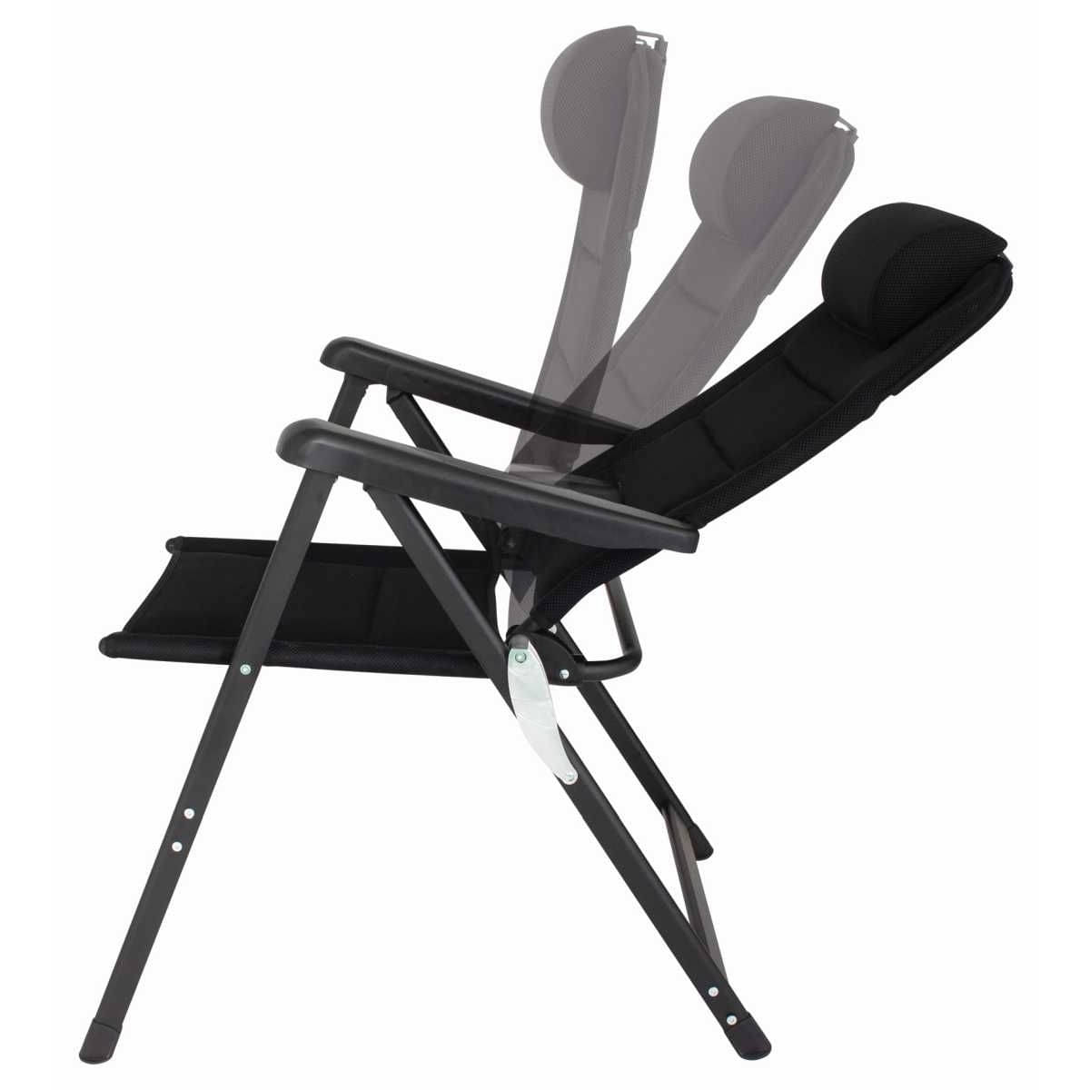 EuroTrail Campingstuhl CHATEAU Schwarz - ETCF1349