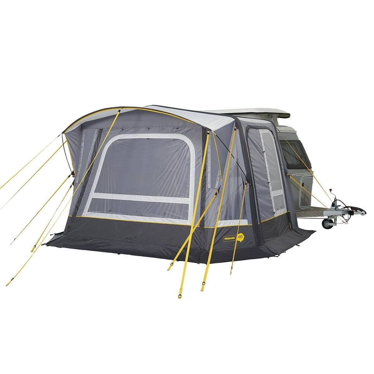 TRIGANO aufblasbares Wohnwagen-Vorzelt INDIANA- 390x250 cm- Anbauhoehe 180-220 cm - Modell 2026 - M-7621-6