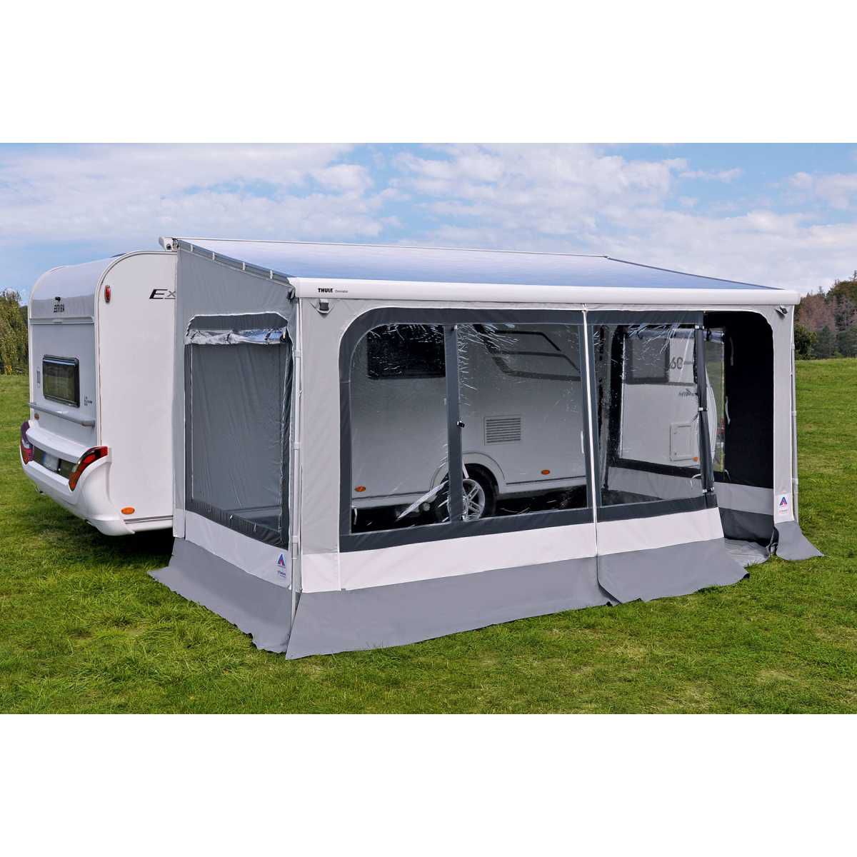 HAHN ZELTE Markisenvorzelt KORSIKA 2 fuer Thule 5200 Laenge 300 cm Anbauhoehe 220-250 cm - Z01027_300H1