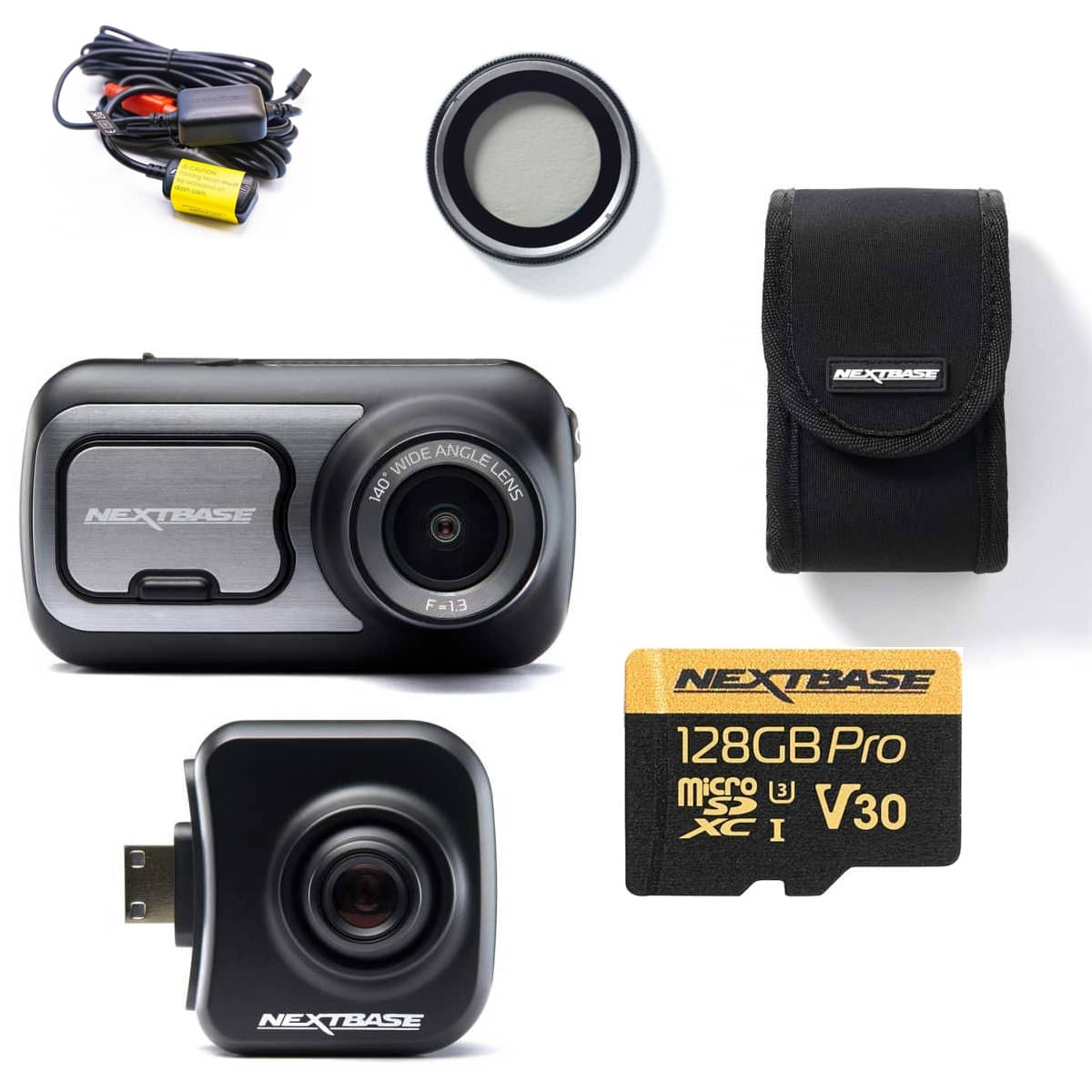 NEXTBASE Serie 2 422GW DashCam und Rueckfahrkamera Komplett-Set 2.0