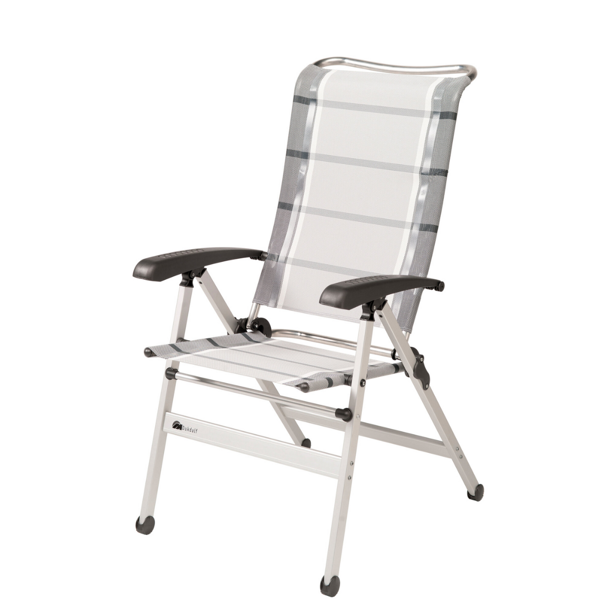 DUKDALF Campingstuhl Cha Cha silber anthrazit - 42-02-0649.4