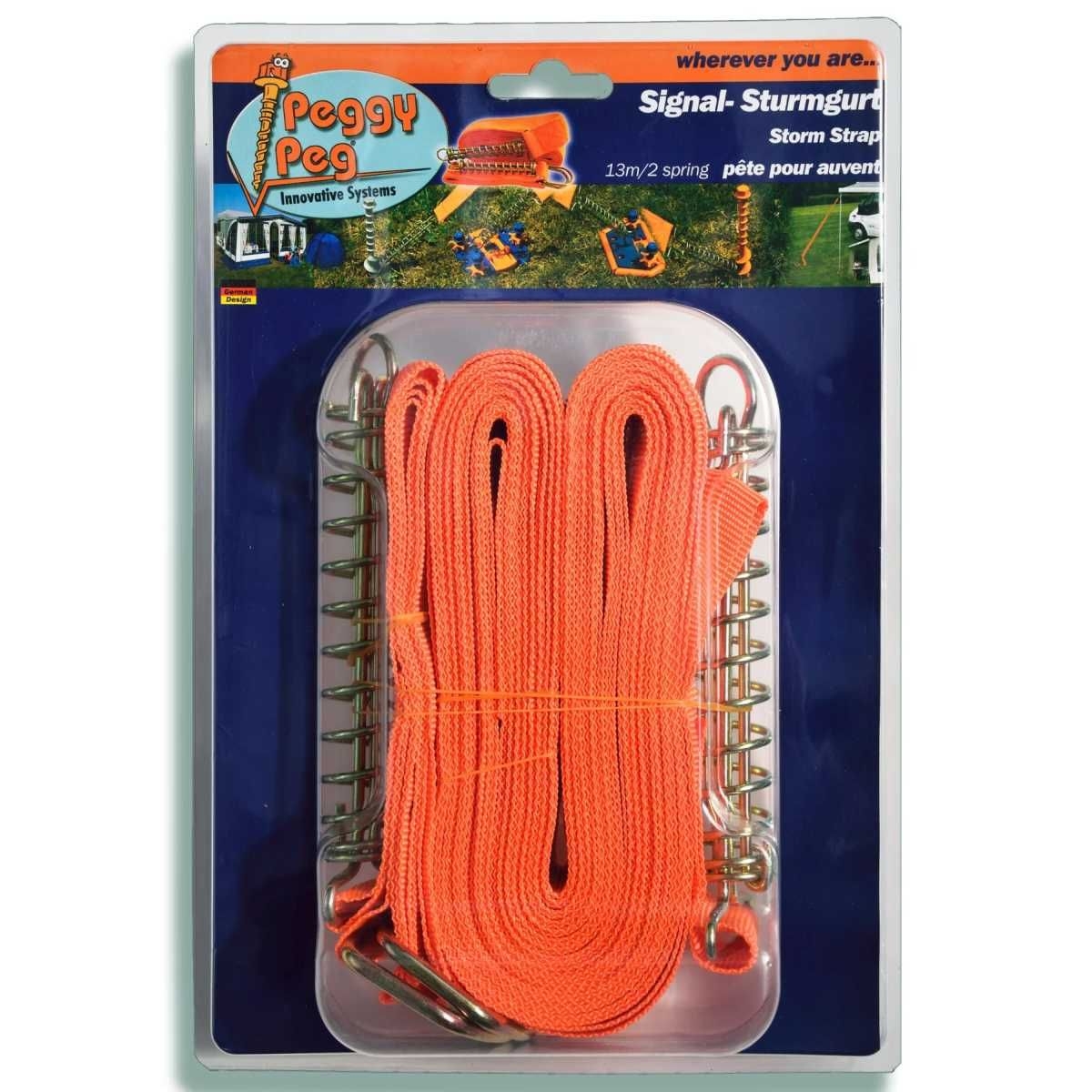 PEGGY PEG Signal Sturmgurt orange bis 13 m - PP20