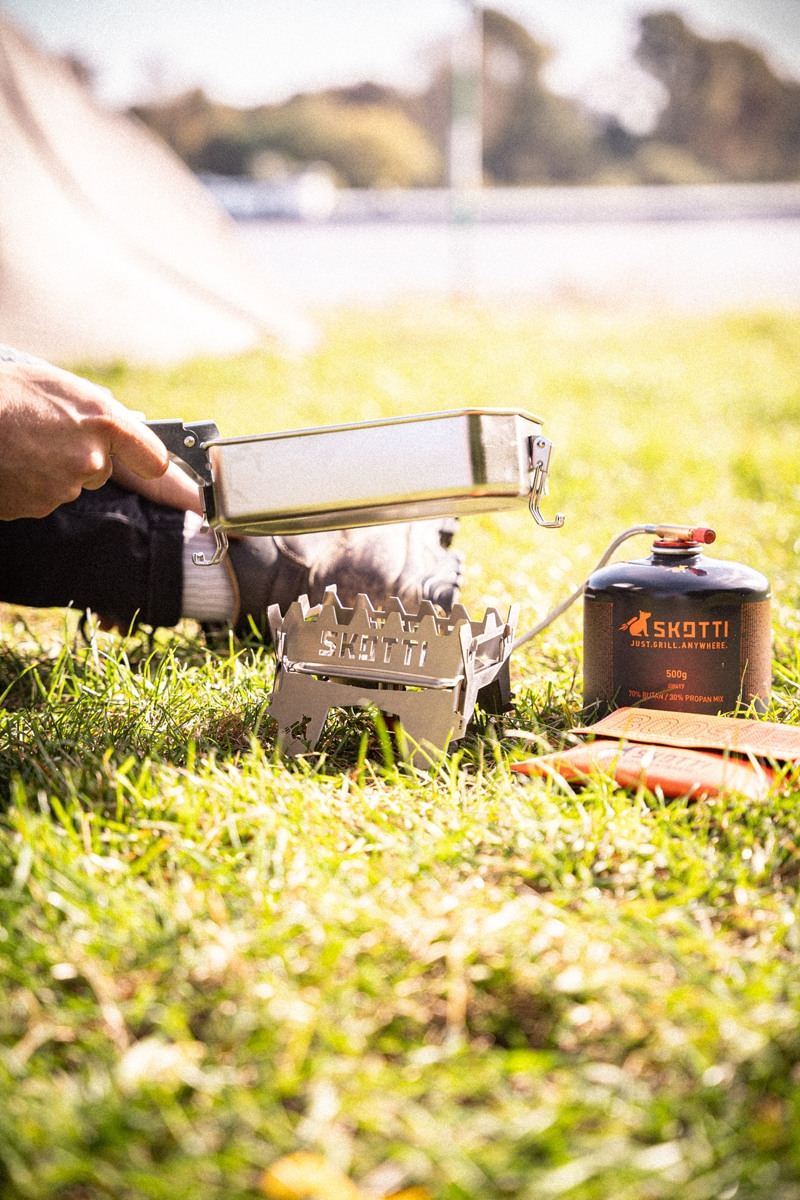 SKOTTI BOOSTER Grill Edelstahl - SK181